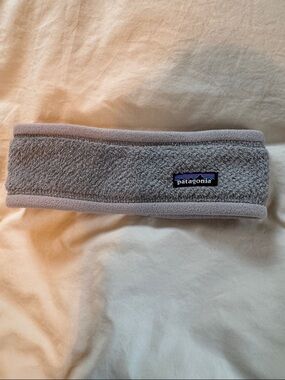 Patagonia Light Gray Fleece Headband